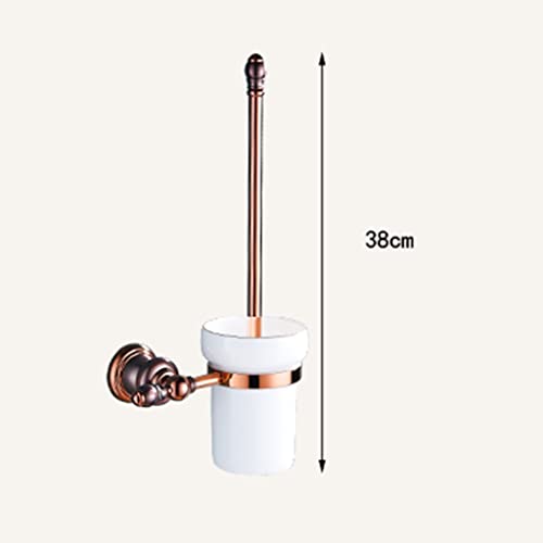 Set di accessori per il bagno di forma quadrata in ottone rame oro rosa porta asciugamani porta carta igienica appendiabi a parete azh105