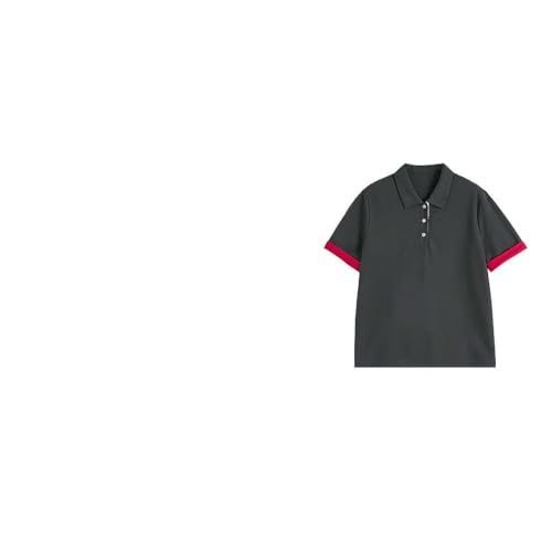 Blusa de verano ligera GLDFW con manga plegable y bloques de color
