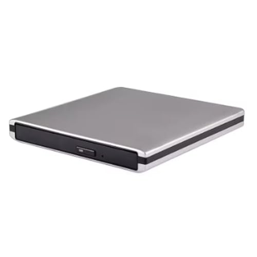 Hipzeepo Grabadora de BLU-Ray Externa USB 3.0, Unidad Óptica de DVD, Grabadora de BD-ROM, Lector de BLU-Ray 3D para Portátiles y Ordenadores de Escritorio.