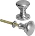 Produktbild Ironmongery World Solide Satin Chrom Pilz Einsteckschloss Felgenschloss Viktorianische Tür...