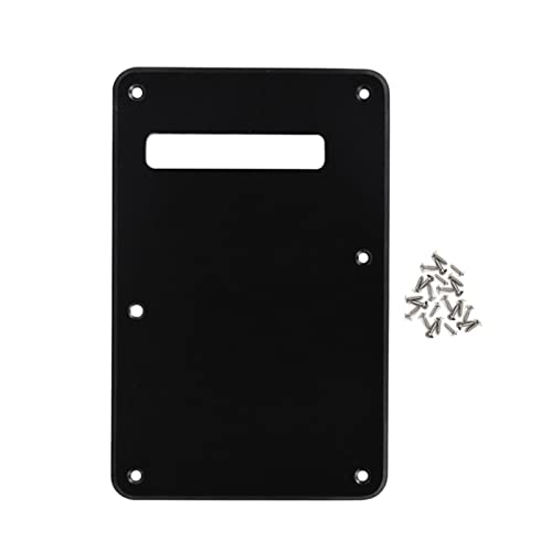 KLKL Noir 1ply Style Couvercle De Trémolo À La Plaque Arrière De Guitare avec des Vis pour Style Guitare Pickguard… - Les Beatles, Paul McCartney, John Lennon, RIngo Starr, George Harrison KLKL Noir 1ply Style Couvercle De Trémolo À La Plaque Arrière De Guitare avec des Vis pour Style Guitare Pickguard…
