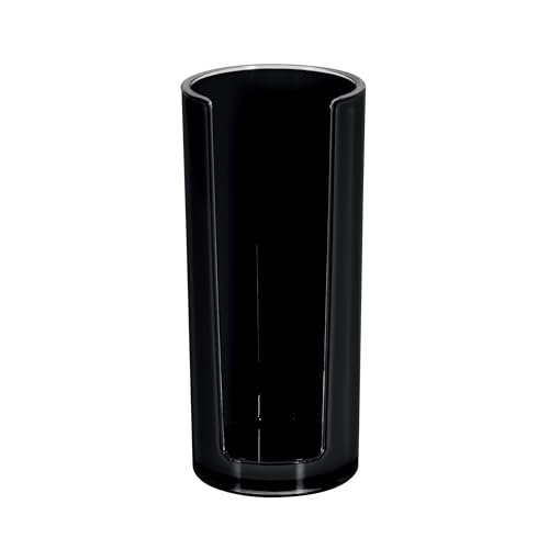 Spirella colección Sydney, Dispensador de Discos de algodón, Acrílico, Negro, 16.5x7x7 cm Spirella colección Sydney, Dispensador de Discos de algodón, Acrílico, Negro, 16.5x7x7 cm