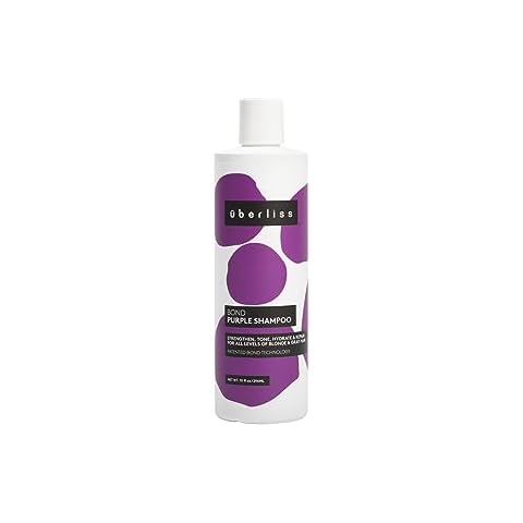 UBERLISS Bond Purple Shampoo 10oz - Hair Toner for Blonde Hair - Hydrating & Moisturizing - Sulfate Free - Vegan Cover