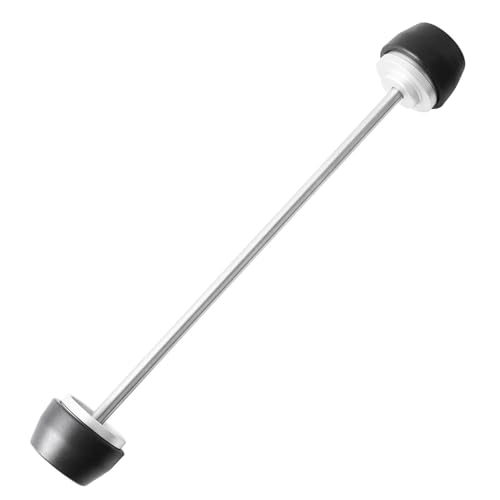 SHYYBD Sturzpads Für Vorder- Und Hinterrad, Gabel, Motorradzubehör Für Aprilia RSV4 RF RR APRC Tuono V4 1100 Factory Crash Protector(Schwarze Vorderseite)