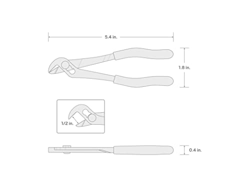 TEKTON pince à bec inclinée PGA16005 pour mécanique - 8