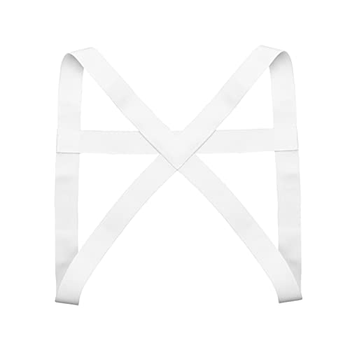 Men's Leather Body Chest Half Harness Belt Adjustable Shoulder Straps Clubwear Costume4