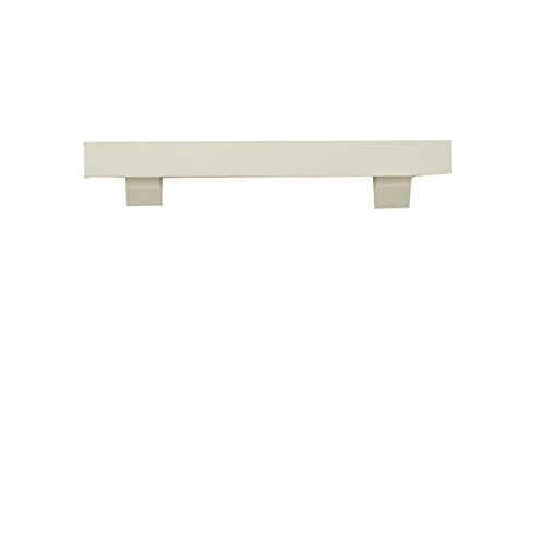 Duluth Forge 170080 60-Inch Fireplace Shelf Mantel with Corbels, Antique White
