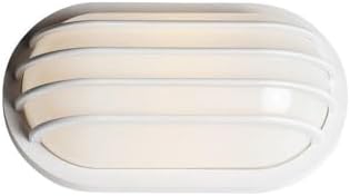 Maxim Lighting 10110FTWT Bulwark-1 Light Outdoor Wall Sconce-10.5 Inches Wide by 5.75 inches high, Finish Color: White