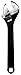 Century Drill & Tool 72625 Adjustable Wrench, 10"