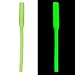 Chiffonade Night Luminous Fishing Crimps 3.3 Inch Glow in Dark Fishing Sleeves PVC Sea Fishing Avoid Line Twists Tube for Sea Angling Line Protection(Green)