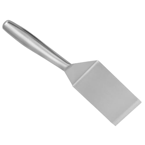 Garneck Ergonomic Steak Frying Spatula Non-stick Cooking Tool Stainless Steel Griddle Shovel Kitchen Supply