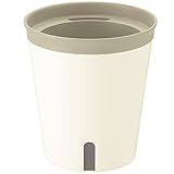 リッチェル 底面給水鉢 ミエルノPlus ポット 17型N ホワイト 700955 土容量 1L、水容量 0.5L