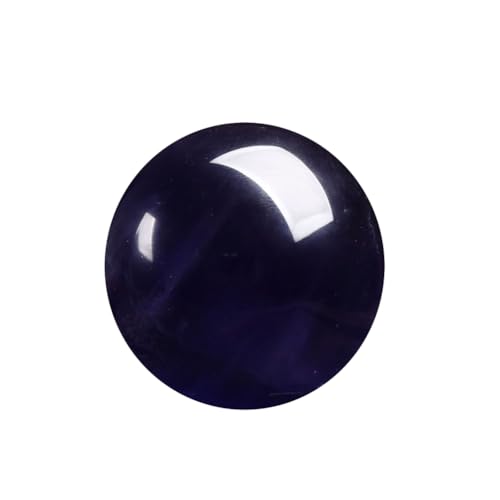 Coffret cristal d'améthyste violette ronde de 40mm, idée cadeau bien-être unique