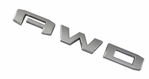 Image of 1pc AWD Tailgate Door Letter Nameplate Emblem Replacement for 2019-2022 GMC Acadia Terrain Liftgate Letter (Chrome)