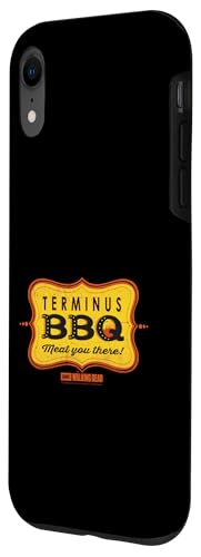 Coque iPhone XR The Walking Dead Terminus BBQ en silicone noir