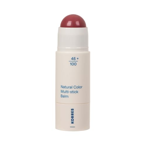KORRES Natural Color Multistick Balm Vintage Rose 23, für einen frischen, strahlenden Glow, für Wangen und Lippen, leicht verblendbar & ideal für unterwegs, vegan 4,5 g