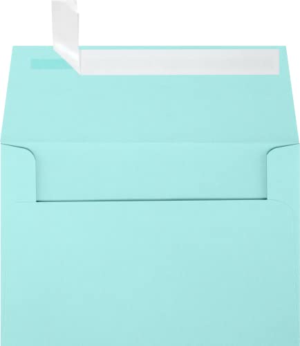 Enveloppes invitation A4 bleu 107.95x158.75 mm pochette adhésive mariage lot 50