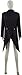 Fedtoku Womens Magician Zatana Cosplay Costume Zatana Magic Tailcoat Shirt Fullset (Tailcoat, 2XL), XX-Large