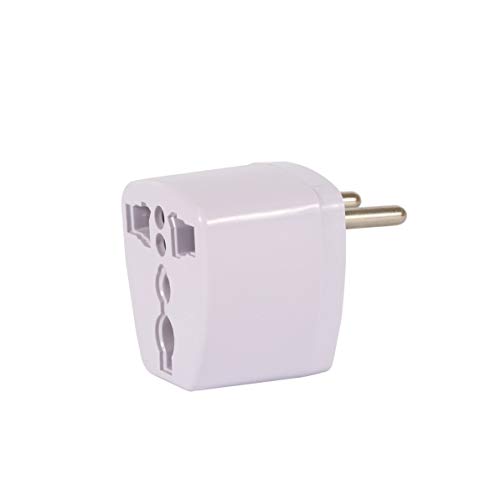 DAMAJIANGM Universal AU UK US zu EU AC Netzstecker Adapter Adapter Converter Outlet Home Travel Wall AC Power Charger Weiß Cover
