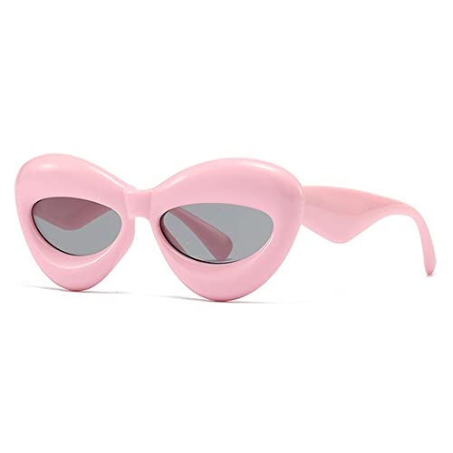 Fashion Inflated Cat Eye Sunglasses for Women Sexy Cute Lip Shaped Sun Glasses4