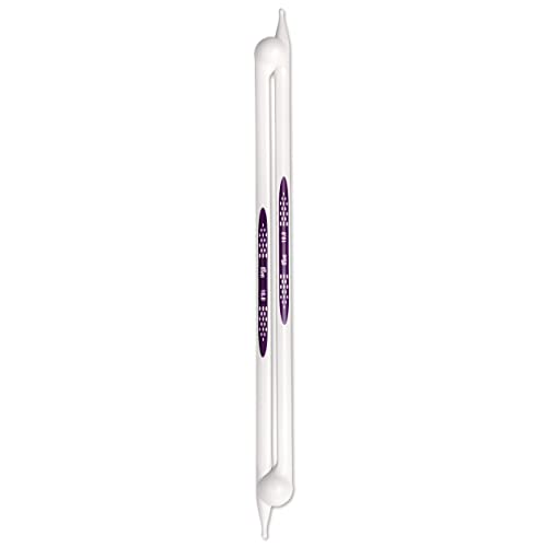 190 313 Prym Single-Point Ergonomic Knitting Needle 10mm/30cm, White - Image 2