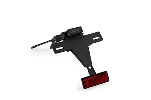 Support de plaque Puig 4852N évite les vibrations avec fixation acier