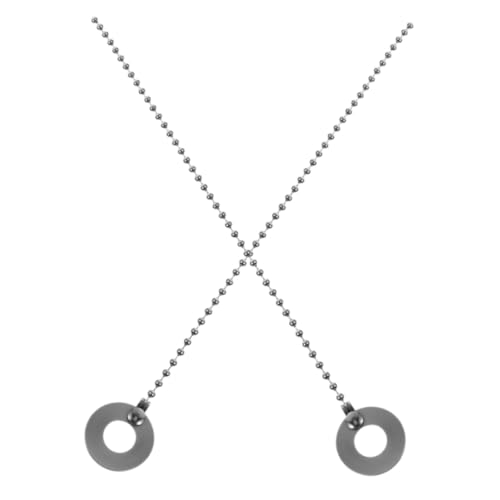 FUNOMOCYA Percussion Cymbal Sizzle Chain Cymbal Extension Chain for Drum Set Aluminum Alloy Jazz Accessory