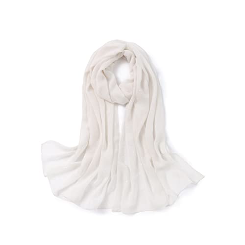 STARWHISPER Women's Elegant Sparkle Chiffon Shawl Scarf for Weddings and Evening Dresses2