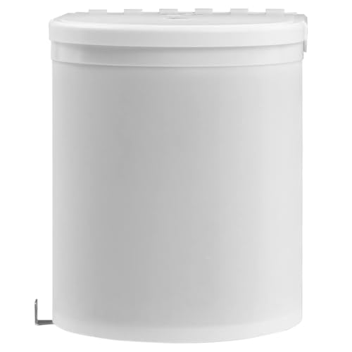 vidaXL Papelera de Cocina Empotrada Cubo de Basura Contenedor Basurero para Puerta de Armario Hogar Oficina Higiénico Plástico 12 L