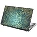 TaylorHe 15.6 inch 15 inch Laptop Skin Vinyl Decal with Colorful Patterns and Leather Effect Laminate MADE IN BRITAIN Blue Vintage Patterns Flowers and Birds
