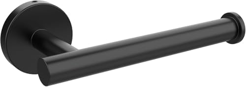 SetSail Toilet Paper Holder Wall Mount Matte Black Bathroom Toilet Paper Roll Holders Stainless Steel Tissue Holder for Bathroom Hardware Accessories, Drill Hole