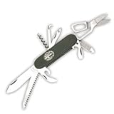navajas multiusos aitor serie roja resistente, multiusos AITOR- 16002 Navaja multiusos Aitor GRAN POLICE verde clásica. Acero Inoxidable. Hoja: 7,8 cm. Herramienta para Caza, Pesca, Camping, Outdoor, Supervivencia y Bushcraft