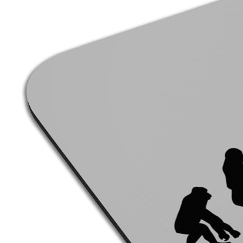 Plus de table rayée grâce au set de table caoutchouc gris musique x4 - 4