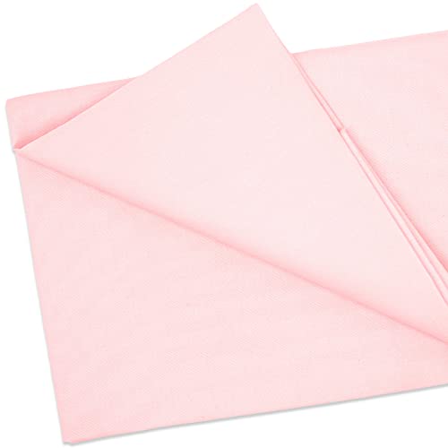 Premium Baby Pink Cotton Fabric by The Yard – Ideal for Sewing, DIY Crafts, and Fashion Design Projects