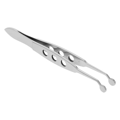 MOTHNUR Pinzas para Masaje de Glándula de Meibomio de Inoxidable Puntas Redondas para de Párpados y Masaje Ocular Herramienta Precisa para Extensiones de Pestañas y Eliminación de Orzuelos