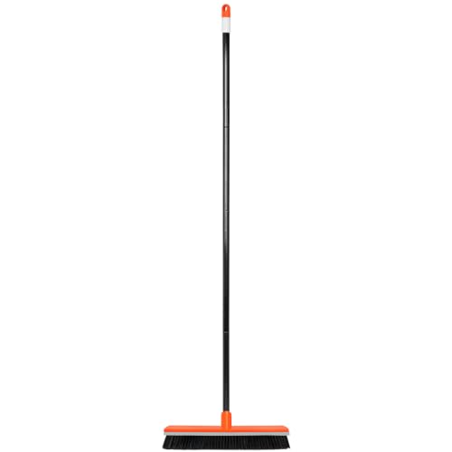 Image of 16 Inch Push Broom Heavy-Duty Outdoor Commercial Broom Brush