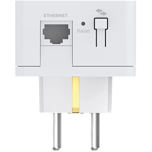 Strong - Powerline 2000 Duo EU Set - 2 адаптера Powerline - 2000 Мбит с высокоскоростной доступ в Интернет - встроенная розетка - радиус действия 300 м - для IPTV потоковой передачи HD игр - разъем LAN - белый