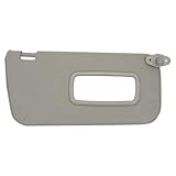 NHILES Passenger Right Side Sun Visor Replacement Fits for Nissan Frontier Xterra 1998-2004 Sunshade 96400-7Z823 Color Gray