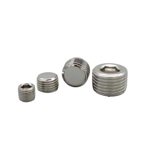 Tapón hexagonal interior NPT para accesorios neumáticos BD-04G de acero 7
