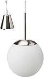 E27 GLOBO BALLA bola de cristal de la lámpara colgante 1x60W