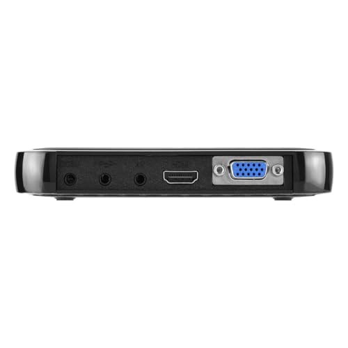 Full HD Mini, 110 240V 1080P Media Player Box Mediaplayer Hdmi USB Prise en Charge MMC RMVB MP3 AVI MKV (EU)