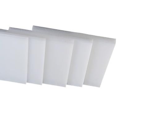 White PP Polypropylene Reusableplastic Sheet Board, 1pcs(15mm)