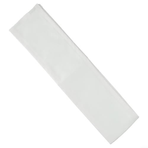 Besttoolifes Cubierta antipolvo para radiador, tela de lino de algodón, diseño blanco transpirable, fijación magnética integrada, bloquea el polvo y los desechos, accesorio para aparatos de