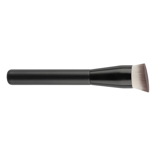 Brosse Plate De La Brosse À De Maquillage Liquide Maquillage Avec Des Fibres Douces Poignée En Aluminium Pour Une Application Sans Couture Quotidienne