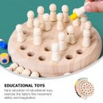 Image of Memory Chess Game, Memory Game for Kids, Board Games Toys for Boys and Girls Fun Adults at Home Games for Boys 7-14 Years funzone Puzzle Game for Kid 7 to 10 Years