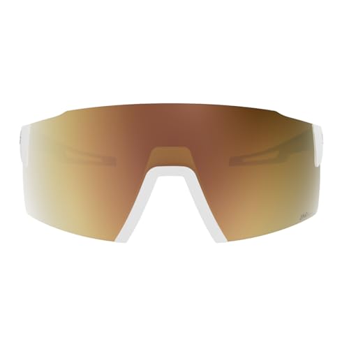 Gafas para bicicleta Scott Stride Compact LS AMP en blanco y dorado para ciclistas 3