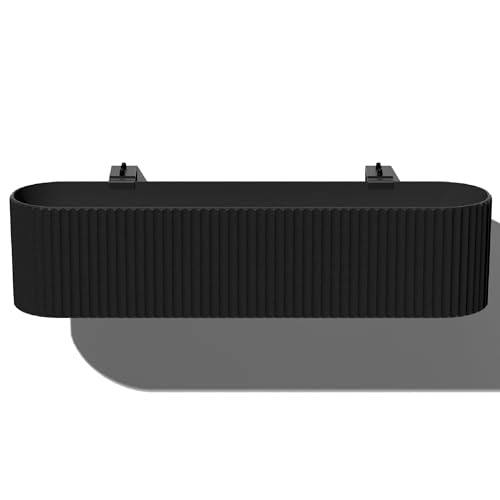 Image of Veradek Demi Series Railing Planter - Round Window Box with Bracket