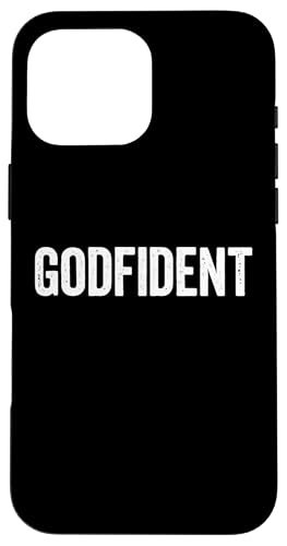Godfident �N���X�`���� �M�� �_�ւ̐M�� �@������ �X�}�z�P�[�X iPhone 16 Pro Max �p