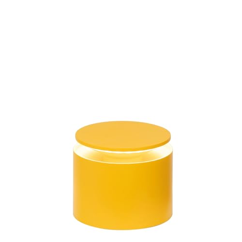 Lampe d'extérieur Zafferano Push-Up ocre pour illuminer vos dîners de terrasse en grand format