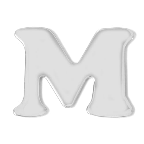 Image of GG Grand General 94313 4 Inches Chrome Letter M with Studs